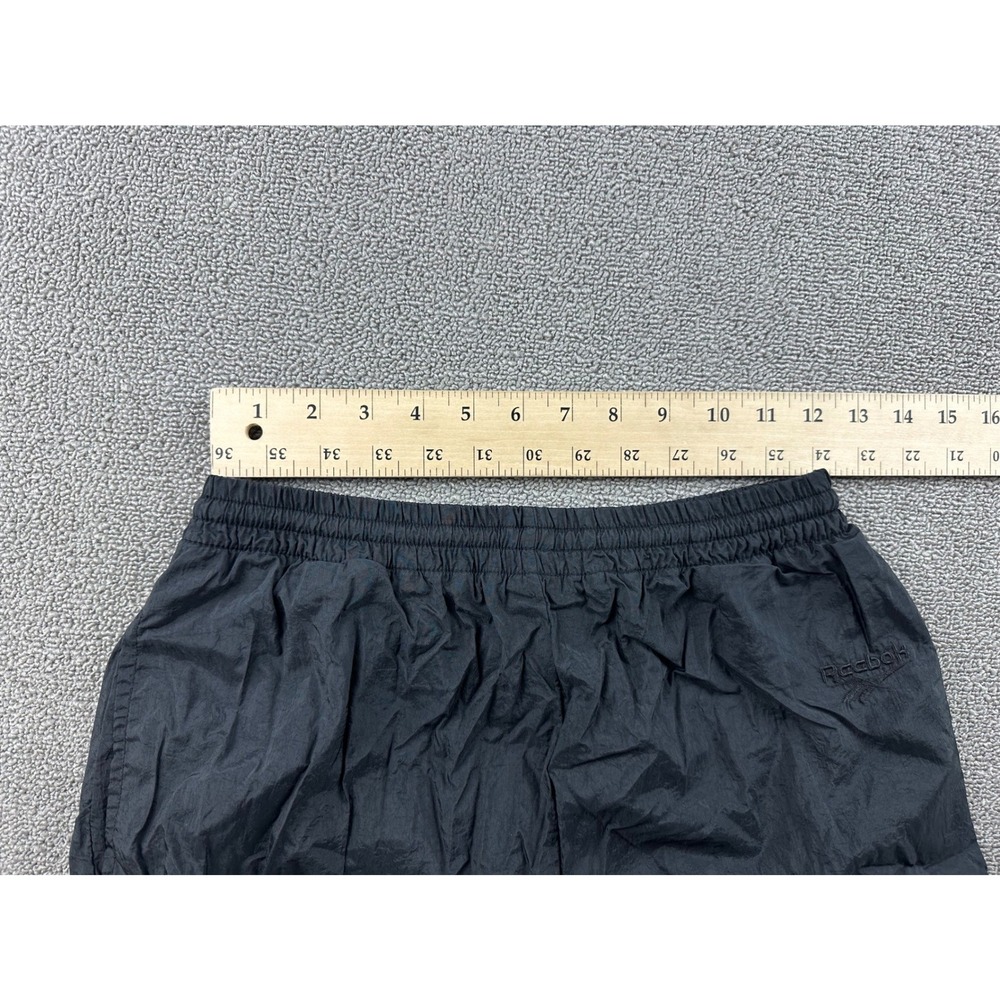 Vintage Reebok Track Pants Men‎ S Black Colorblock Shell Sporty Activewear Y2K - Picture 6 of 8
